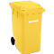 Conteneur GMT, 360 L, mobile, jaune