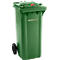 Conteneur mobile GMT, 120 litres, serrure à cylindre, vert