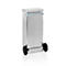 Conteneur pour destruction de documents D1009/120 H, volume 120 L, avec roulettes, fente 420 x 27 mm