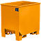 Conteneur pour trains de ligne de type CS 30, empilable par 3, capacité 0,3 m³, jusqu'à 500 kg, jaune-orange RAL 2000