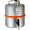 Conteneur sur pied de sécurité, en inox, robinet, 10 L, ø 260 x H 350 mm