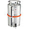 Conteneur sur pied de sécurité, en inox, robinet et indicateur de niveau de remplissage, 25 L, ø 315 x H 530 mm