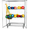 Conteneur sur roulettes antivol, acier, dimensions euro, 800 x 1200 x 1820 mm