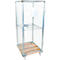 Conteneur sur roulettes, avec châssis mobile en bois, 724 x 815 x 1800 mm