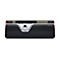 Contour RollerMouse Red Plus mit schwarzer Handballenauflage und Rollbalken vor weißem Hintergrund.