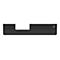 Contour Design - Tastatur-/Maus-Handgelenkauflage - schmal - Schwarz - für RollerMouse Pro; SliderMouse Pro