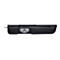 Schwarze Contour RollerMouse Pro3 mit integrierter Handballenauflage und silbernen Tasten vor weißem Hintergrund.