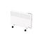Convecteur chauffage SLIM E 1500, mobile ou montage mural, 1500 W, 3 niveaux de chauffage, thermostat, minuterie 24 h/semaine, IP24, L 640 x P 85 x H 400 mm, blanc