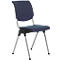 Conventio avec assise rembourrée, bleu et armature, alu HAG