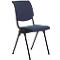 Conventio avec assise rembourrée, bleu et armature, noir HAG