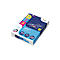 A pack of white A4 paper. Inscription "Color Copy Original", logos and information about weight and printer type.