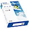 Paper pack with text: Tecno Superior, 100 gsm, A4, 500 sheets. A snowboarder in the background.