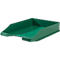 Corbeille à courrier KARMA, DIN A4/C4, plastique, empilable, stable, L 255 x P 348 x H 65 mm, vert éco