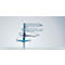 Corbeille porte-produits CopySwinger, format A4, 4 compartiments, gris clair