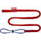 Cordon de sécurité KNIPEX rouge, s'étendant en spirale, avec une boucle à l'extrémité.