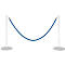 Corde de velours, 2 m, bleu