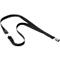 Cordon textile Soft Colour, avec mousqueton, l. 15 x L 440 mm, 10 p., noir