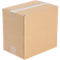 A brown cardboard box, sealed with tape.