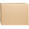 Brown, rectangular cardboard box against a white background.