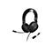 Schwarzes Corsair Gaming-Headset mit Bügelmikrofon und USB-Adapter vor weißem Hintergrund.