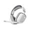 Weißes Gaming-Headset mit grauem Mikrofon und Ohrpolstern, isoliert auf weißem Hintergrund. Das Headset hat das Corsair-Logo.