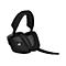 Schwarzes Headset mit Mikrofon, Corsair Logo auf der Ohrmuschel, vor weiÃŸem Hintergrund.