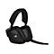 Schwarzes Gaming-Headset mit Mikrofon. Das Headset ist auf weiÃŸem Hintergrund abgebildet. Auf der Ohrmuschel ist ein Logo zu sehen.