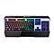 Cougar Gaming-Tastatur mit RGB-Beleuchtung vor weißem Hintergrund.