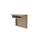 Counter-Element für Empfangstheke Basic C, verschiebbar, mit Ablagefach, B 670 x T 360 x H 620 mm, Gesamhhöhe auf Wange 1100 mm, Eiche hell