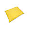 Coussin absorbant à remplissage flocons, absorbe particulièrement les produits chimiques, 400 x 400 mm