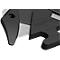 Couteau de sécurité SECUMAX 350 martor, profondeur de coupe 6 mm, lame protégée, métal détectable, forme ergonomique