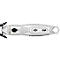 Couteau de sécurité WEDO®, ergonomique, lame dissimulée, profondeur de coupe 6 mm, convient aux droitiers et aux gauchers, argent