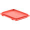Couvercle avec crochets pour bac EURO EF-DH 21, rouge