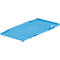 Couvercle C-KLT-D 32 PP, pour bacs pour petites pièces C-KLT, l. 300 x P 200 mm, bleu clair
