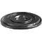 Couvercle en PEHD, 50 L, noir