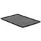 Couvercle pour bac aux dimensions EURO, L 400 x l 600 mm, avec crochet, plastique recyclé, gris fer