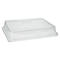 Couvercle pour barquettes de menu Papstar Circulware by Havel, réutilisable, adapté au micro-ondes &amp; au lave-vaisselle, recyclable, L 234 x l 187 x H 20 mm, PP, transparent, 20 pièces