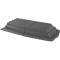 Couvercle pour benne basculante Rubbermaid Tilt Truck, 0,6 m³, avec poignées, L 1549 x l 806 x H 222 mm, noir
