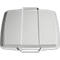 Couvercle pour poubelle de 90 litres, gris
