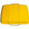 Couvercle pour poubelle de 90 litres, jaune