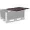 Couvercle pour rehausse de palette, L 1200 x l. 1000 mm, noir