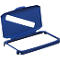 Couvercle rabattable DURABIN® pour collecteur de DURABIN® 60 litres - avec fente d'insertion - bleu