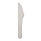 Couverts jetables Papstar Pure, couteau, L 158 mm, biodégradable, en papier certifié FSC®, blanc, 100 pièces