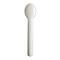 Couverts jetables Papstar Pure, cuillère, L 155 mm, biodégradable, en papier certifié FSC®, blanc, 100 pièces
