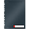 Couverture transparente Leitz® Cosy Privacy Maxi, opaque, A4, jusqu'à 150 feuilles, bord perforé pliable, étiquette d'écriture, 3 pièces, gris