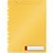 Couverture transparente Leitz® Cosy Privacy Maxi, opaque, A4, jusqu'à 150 feuilles, bord perforé pliable, étiquette d'écriture, 3 pièces, jaune