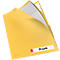 Couverture transparente Leitz® Cosy Privacy, opaque, A4, jusqu'à 40 feuilles, 3 compartiments et étiquette, 3 pièces, jaune