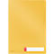 Couverture transparente Leitz® Cosy Privacy, opaque, format A4, jusqu'à 40 feuilles, avec étiquette, 3 pièces, jaune