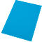 Couvertures pour perforelieuse, PP, pour page arrière, bleu