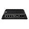 Schwarzer Router mit Anschlüssen für LAN, WAN, RS-232 und USB, sowie einem Reset-Knopf.